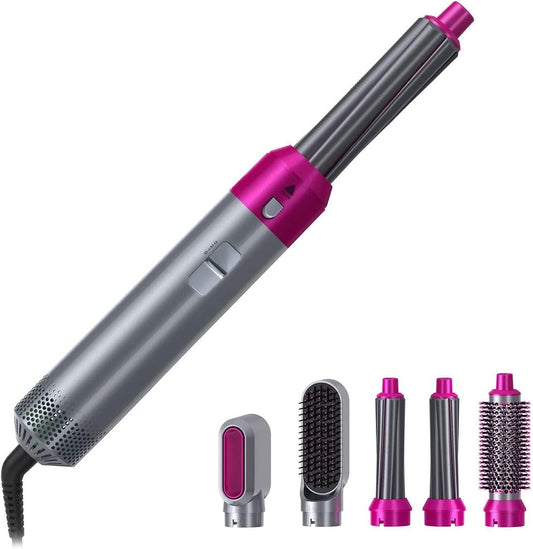 Mutli-Functional 5 IN 1 Hair Styling Tool Detachable Hot Air Brush Hair Dryer with Comb