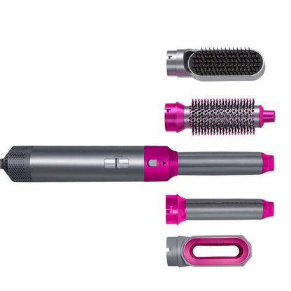 Mutli-Functional 5 IN 1 Hair Styling Tool Detachable Hot Air Brush Hair Dryer with Comb